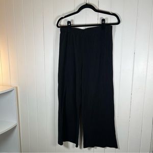 Wild Fable Target Black Pleated Palazzo Cropped Stretchy Pants